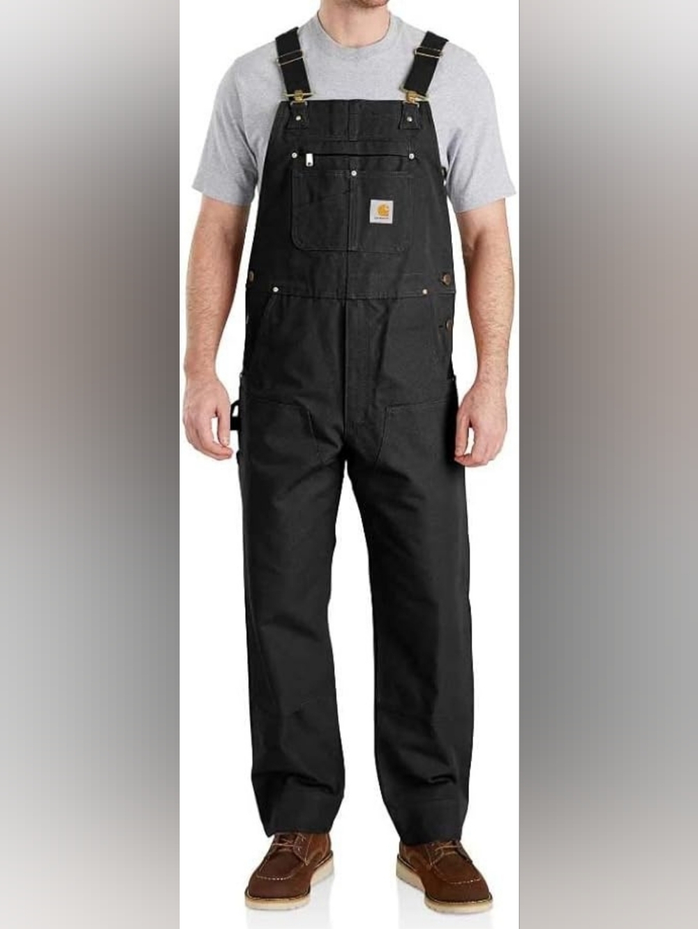 Carhartt Men's Iconic R01 Black Duck Bib Overall- Size 32Wx30L (EUC)